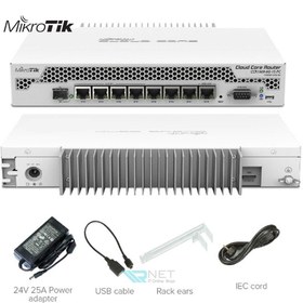 تصویر سوئیچ میکروتیک مدل CCR1009-7G-1C-PC Mikrotik CCR1009-7G-1C-PC Router Switch