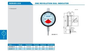 تصویر ساعت اندیکاتور ضد ضربه آکاد 232 