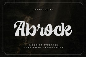 تصویر فیلمنامه پررنگ Abrock Vintage 