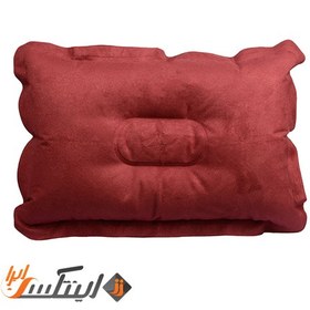 تصویر بالش بادی کمپینگ ضخیم زرشکی air pillow-Z01