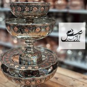 تصویر ست پذیرایی ۴ پارچه الماس تراش 