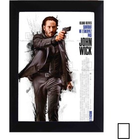 تصویر تابلو جان ویک john wick با بازی کیانو ریوز Keanu Reeves مدل N-221684 