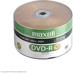 تصویر دي وي دي خام مکسل پک 50 عددي ا Maxell DVD-R - 50 Pack Maxell DVD-R - 50 Pack
