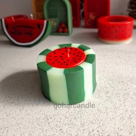 تصویر شمع هندونه یلدایی 