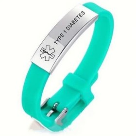 تصویر دستبند مخصوص افراد دیابتی قفل دار Bracelets for diabetics