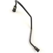 تصویر لوله ترمزازشيلنگ به چرخ عقب چپ روكش PVF(مهره سمت كاسه چرخM12-مهره سمت شيلنگM10) پژو 405 شرکتی اصل ایساکو 