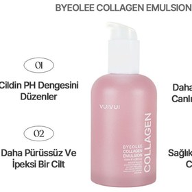 تصویر کرم بدن خارجی اورجینال byeolee kolajenemulsıon Collagen Korean Emulsion Elasticity Enhancing Plumping Botox Effective For Face And Whole Body 130ml 