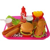 تصویر ست اسباب بازی فست فود 30 تکه TSMA Fast Food 30 PCS