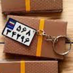 تصویر دسته کلید فلزی پلاک موتور 