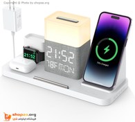 تصویر ایستگاه شارژ چنده کاره بی‌سیم سریع BezosMax BezosMax 6 in 1 Wireless Charging