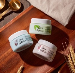 تصویر کرم آبرسان صورت لاونچر جودوسر و گوجی بری Love Nature Nourishing Face Cream with Organic Oat & Goji Berry