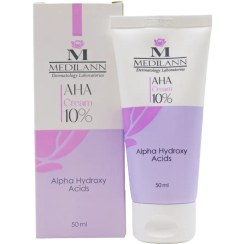 تصویر کرم لایه بردار AHA مدیلن مناسب انواع پوست 50 میلی لیتر Medilann AHA Cream for All Skins 50 ml