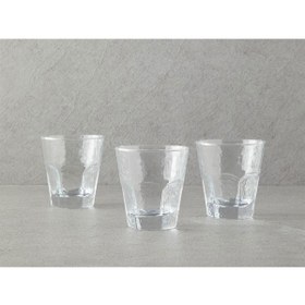 تصویر لیوان شیشه ای 3 عددی انگلیش هوم مدل Ramona سایز 375 میل شفاف Ramona Glass 3 pcs Glass 375 ml Transparent