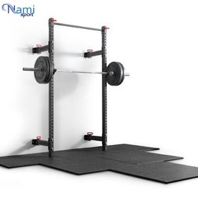 تصویر سازه کراس فیت دیواری تاشو Folding wall crossfit structure NS1022 