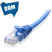 تصویر پچ کورد (کابل شبکه) 20 متری Patch Cord CAT6 Patch Cord cat6 20m