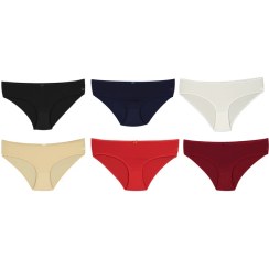 تصویر شورت زنانه ژولانیک مدل اسلیپ مجموعه 6 عددی کد P118 کالکشن فیرا 