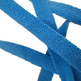 تصویر بند کتونی رنگ آبی 