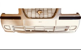 تصویر سپر جلو سمند طرح لبخند بژ متالیک پوسته(همراه با جلوپنجره و فلاپ) Samand