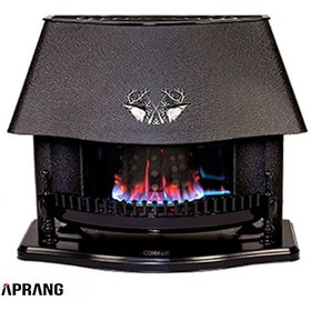 تصویر بخاری گازی شومینه ای نیک کالا قوسی مدل MC110 Niccala arc fireplace gas heater model MC110