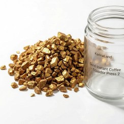 تصویر قهوه فوری گلد اکوادور (پرس ۲) – عطر قوی و طعم ملایم (فریز دراید) بهترین نسکافه گلد فله، قهوه فوری اکوادور، خرید قهوه گلد بدون تپش قلب، قیمت قهوه فوری خارجی، قهوه گلد خوش عطر، جایگزین نسکافه شیشه ای