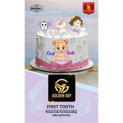 تصویر تصویر و تاپر کیک دندونی 