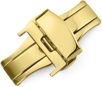 تصویر قفل تاشو (پروانه ای) بند ساعت رنگ رزگلد همراه با ابزار مخصوص 