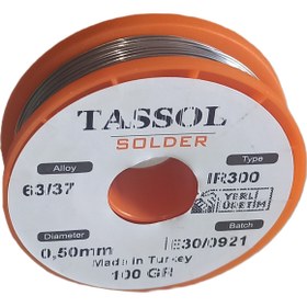 تصویر سیم لحیم TASSOL 250 گرمی 0.5 mm TASSOL Solder 250 gr 0.5 mm