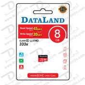 تصویر کارت حافظه Micro SD 8GB Class 10 U1 مارک DataLand 