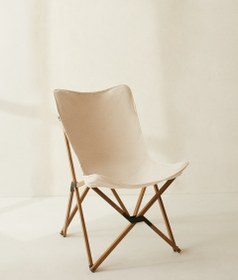 تصویر صندلی تاشو زارا FOLDING ALUMINIUM AND CANVAS CHAIR 