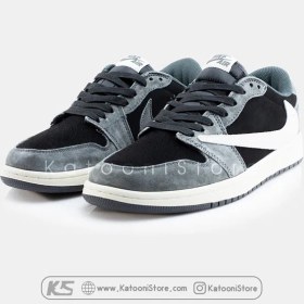 تصویر نایک جردن 1 تراویس اسکات موکا - 45 Nike Jordan 1 Travis Scott Mocha