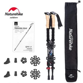 تصویر باتوم فیبر کربن نیچرهایک مدل Naturehike NH20DS003 ( پک دو عددی ) 