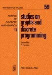 خرید و قیمت دانلود کتاب Studies on Graphs and Discrete Programming 1981 ...