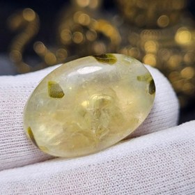 تصویر نگین سنگ طبیعی پرهنیت معدنی کد 36758 