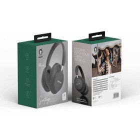 تصویر هدفون وایرلس سانتیاگو گرین Green Santiago Wireless Headphone Green Santiago Wireless Headphone