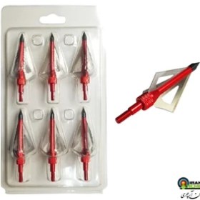 تصویر سرتیر شکاری کمان بسته ۶ عددی 