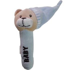 تصویر جغجغه سوسیسی فشاری طرح سگ 