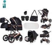 تصویر ‫سرویس کالسکه دسته دو طرفه کیدیلو مدل‬ ‫Kidilo 530s-c‬ 