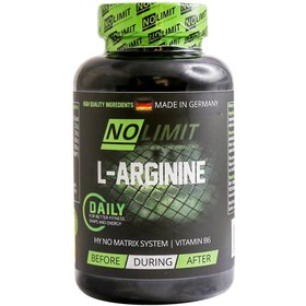 تصویر کپسول ال آرژنین نولیمیت 120 عددی 