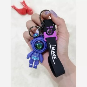 تصویر جاکلیدی و جاسوئیچی سیلیکونی فضانوردان Astronauts silicone keychains and keys