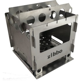 تصویر اجاق هیزمی جیبی زیبو مدل X1 استیل ضد زنگ 