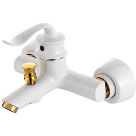 تصویر شیر حمام البرز روز مدل پروشات AlborzRooz Bath Faucet, Proshat Gold-Maat