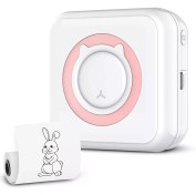 تصویر پرینتر حرارتی بی مدل Mini Printer طرح گربه 