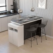 تصویر میز صبحانه مینیمال ۴ نفره طرح ثمین 