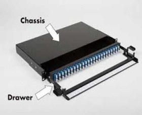 تصویر پچ پنل فیبر نوری نگزنس N441.203 fiber patch panel 12 port duplex