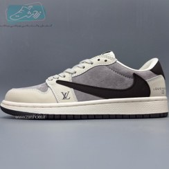 تصویر کتونی نایک ایر جردن وان تراویس مستر کوالیتی ویتنامی سایز ۳۸ تا ۴۵ Nike Jordan x Travis Scott Air 1 High SP "Fragment" sneakers - سایز Nike travis scott