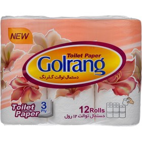 تصویر گلرنگ دستمال توالت 12 رول 
