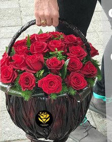 تصویر سبدگل گرد دسته دار کد353 