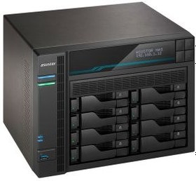 تصویر ذخیره ساز تحت شبکه ایسوستور مدل Asustor LOCKERSTOR 8 AS6508T Asustor LOCKERSTOR 8 AS6508T 8 bay Tower NAS Storage