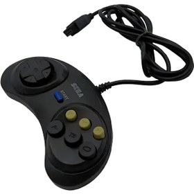 تصویر دسته بازی سگا ۶ دگمه جعبه سبز 