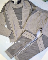 تصویر بیس لایر طوسی سورمه ای یونیسکس نوجوان 